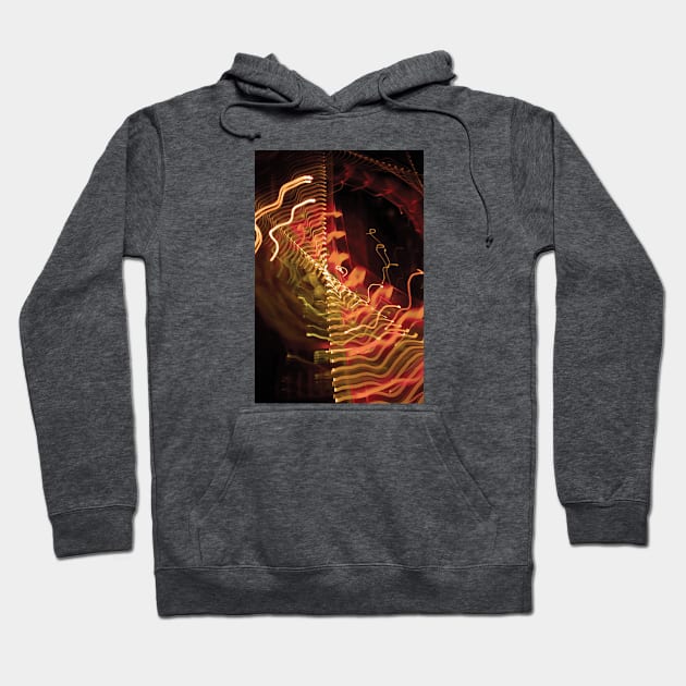 Painting With Light – Orange 9950 Hoodie by sleepingdogprod